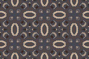 Nordic pattern Seamless Mughal architecture Motif embroidery, Ikat embroidery Design for Print indonesian batik motif embroidery native american kurta mughal design vector