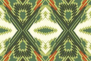 curti modelo sin costura pañuelo impresión seda motivo bordado, ikat bordado diseño para impresión jacquard eslavo modelo folklore modelo kente arabesco vector