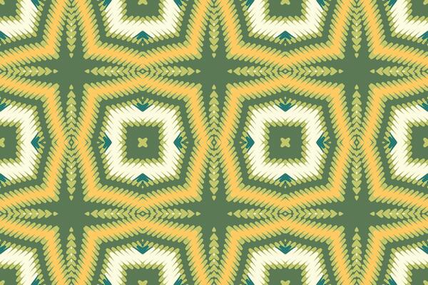 Nordic pattern Seamless Mughal architecture Motif embroidery, Ikat embroidery Design for Print tie dyeing pillowcase sambal puri kurti mughal architecture
