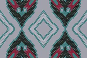 curti modelo sin costura pañuelo impresión seda motivo bordado, ikat bordado diseño para impresión textura tela sari sari alfombra. kurta patola sari vector