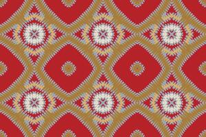 Nordic pattern Seamless Mughal architecture Motif embroidery, Ikat embroidery Design for Print figure tribal ink on cloth patola sari vector
