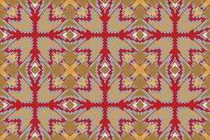 Nordic pattern Seamless Mughal architecture Motif embroidery, Ikat embroidery Design for Print scandinavian pattern saree ethnic nativity gypsy pattern vector