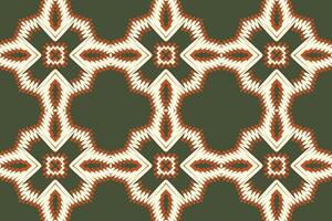 navajo modelo sin costura nativo americano, motivo bordado, ikat bordado diseño para impresión indígena Arte aborigen Arte modelo floral curti Mughal frontera vector