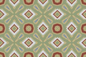 Navajo pattern Seamless Bandana print silk Motif embroidery, Ikat embroidery Design for Print scandinavian pattern saree ethnic nativity gypsy pattern vector