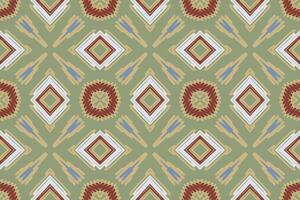 navajo modelo sin costura pañuelo impresión seda motivo bordado, ikat bordado diseño para impresión escandinavo modelo sari étnico natividad gitano modelo vector