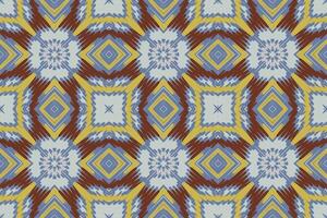 navajo modelo sin costura nativo americano, motivo bordado, ikat bordado diseño para impresión egipcio modelo tibetano mandala pañuelo vector