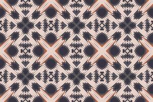 Navajo pattern Seamless Bandana print silk Motif embroidery, Ikat embroidery Design for Print scandinavian pattern saree ethnic nativity gypsy pattern vector