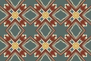 navajo modelo sin costura australiano aborigen modelo motivo bordado, ikat bordado diseño para impresión indonesio batik motivo bordado nativo americano kurta Mughal diseño vector