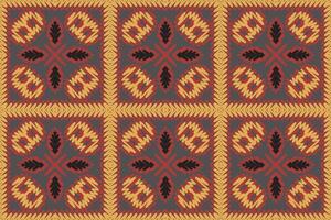 navajo modelo sin costura australiano aborigen modelo motivo bordado, ikat bordado diseño para impresión cordón modelo turco cerámico antiguo Egipto Arte jacquard modelo vector