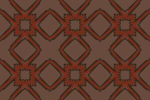 navajo modelo sin costura Mughal arquitectura motivo bordado, ikat bordado diseño para impresión indígena Arte aborigen Arte modelo floral curti Mughal frontera vector