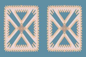 Navajo pattern Seamless Scandinavian pattern Motif embroidery, Ikat embroidery Design for Print indigenous art aboriginal art pattern floral kurti mughal border vector