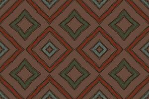 Navajo pattern Seamless Mughal architecture Motif embroidery, Ikat embroidery Design for Print vyshyvanka placemat quilt sarong sarong beach kurtis Indian motifs vector