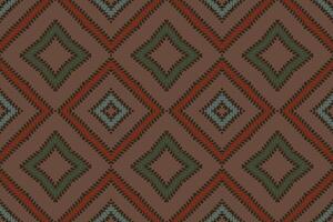 navajo modelo sin costura Mughal arquitectura motivo bordado, ikat bordado diseño para impresión vyshyvanka mantel individual edredón pareo de malasia pareo de malasia playa kurtis indio motivos vector