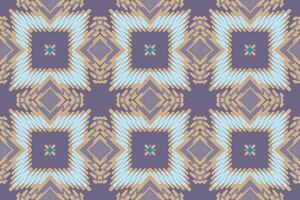 Navajo pattern Seamless Mughal architecture Motif embroidery, Ikat embroidery Design for Print tapestry floral kimono repeat pattern lacing spanish motif vector