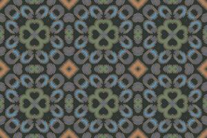 Motif folklore pattern Seamless Australian aboriginal pattern Motif embroidery, Ikat embroidery Design for Print Texture fabric saree sari carpet. kurta patola saree vector