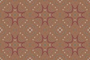 Motif folklore pattern Seamless Australian aboriginal pattern Motif embroidery, Ikat embroidery Design for Print pattern vintage flower folk navajo patchwork pattern vector