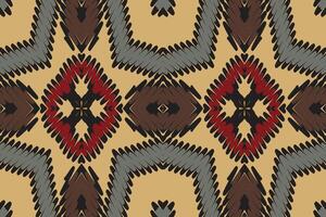 barroco modelo sin costura pañuelo impresión seda motivo bordado, ikat bordado diseño para impresión 60s cachemir Corbata colorante Damasco ornamento alfombras hipster kurta pijama vector