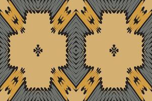 Baroque pattern Seamless Bandana print silk Motif embroidery, Ikat embroidery Design for Print Texture fabric saree sari carpet. kurta patola saree vector