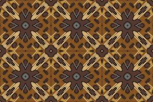 Motif folklore pattern Seamless Mughal architecture Motif embroidery, Ikat embroidery Design for Print australian curtain pattern geometric pillow model kurti mughal flowers vector