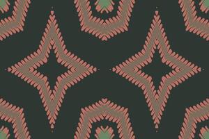 Dupatta pattern Seamless Bandana print silk Motif embroidery, Ikat embroidery Design for Print pattern vintage flower folk navajo patchwork pattern vector