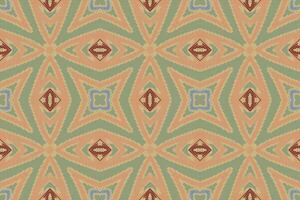 Motif folklore pattern Seamless Mughal architecture Motif embroidery, Ikat embroidery Design for Print pattern vintage flower folk navajo patchwork pattern vector