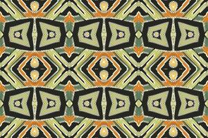 Ancient patterns Seamless Native American, Motif embroidery, Ikat embroidery Design for Print pattern vintage flower folk navajo patchwork pattern vector