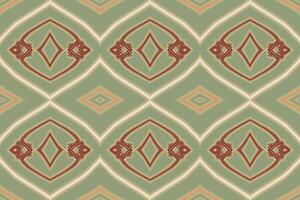 antiguo patrones sin costura pañuelo impresión seda motivo bordado, ikat bordado diseño para impresión frontera bordado antiguo Egipto vector