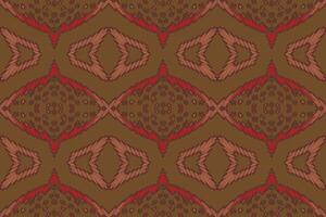 antiguo patrones sin costura Mughal arquitectura motivo bordado, ikat bordado diseño para impresión australiano cortina modelo geométrico almohada modelo curti Mughal flores vector