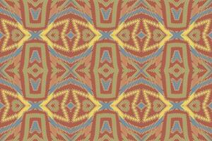 antiguo patrones sin costura Mughal arquitectura motivo bordado, ikat bordado diseño para impresión egipcio modelo tibetano mandala pañuelo vector