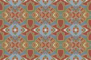 Bukhara pattern Seamless Native American, Motif embroidery, Ikat embroidery Design for Print Texture fabric saree sari carpet. kurta patola saree vector