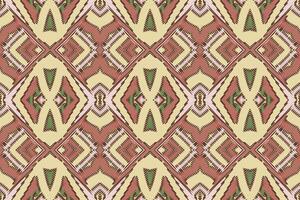 Ancient patterns Seamless Scandinavian pattern Motif embroidery, Ikat embroidery Design for Print pattern vintage flower folk navajo patchwork pattern vector