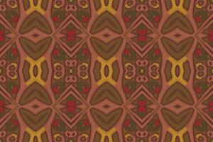 Ancient patterns Seamless Mughal architecture Motif embroidery, Ikat embroidery Design for Print tapestry floral kimono repeat pattern lacing spanish motif vector
