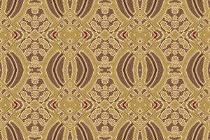 Ancient patterns Seamless Mughal architecture Motif embroidery, Ikat embroidery Design for Print Texture fabric saree sari carpet. kurta patola saree vector