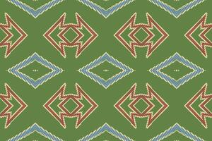Bukhara pattern Seamless Bandana print silk Motif embroidery, Ikat embroidery Design for Print pattern vintage flower folk navajo patchwork pattern vector