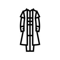 gothic fashion goth subculture line icon illustration vector