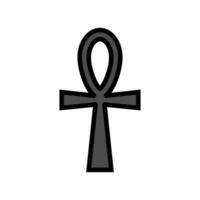 symbolism goth subculture color icon illustration vector