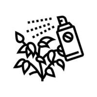 pest control urban gardening line icon illustration vector