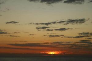 sunrise from the sea photo