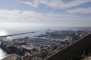 view from the castle over alicante photo