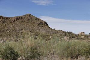 mountain landscape in the almanzora valley, spain photo