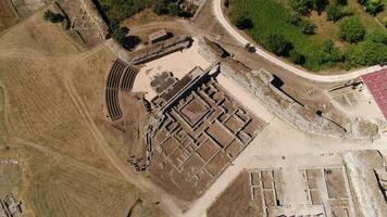 stad roman ruiner i conimbriga portugal video