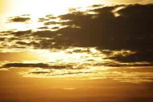 sunset in the netherlands, clouds, colors photo