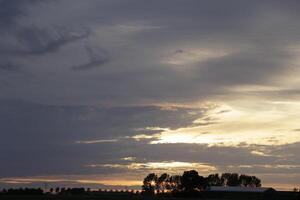 sunset in the netherlands photo