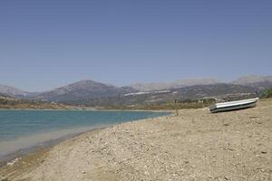 lake las mayoralas, periana, spain photo