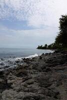 playa en el norte Oeste lado de bali foto