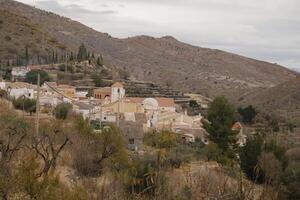 mountain view over cobdar, almeria, photo