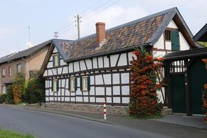 typical houses in germany photo