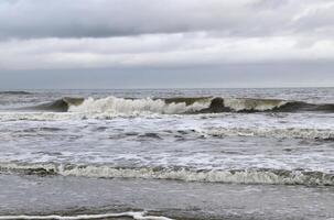 playa en el Países Bajos, otoño foto