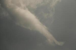 whirlwind, tornado in the sky, doesnt reach the ground photo