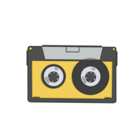 Cassette Sticker Illustration png